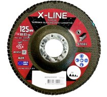 Lokšņveida slīpējamais disks 125mm P60 X-LINE