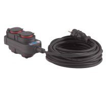 Pagarinātājs 25m/4 ligzdas 3G1.5 IP44 (Neoprēna gumija)