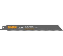 Zobenzāģa asmens kokam/metālam 200x19x1.3mm 5gb G-MAN