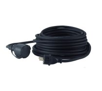 Pagarinātājs 25m 3G1,5 melns IP44 (Neoprēna gumija)