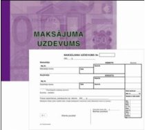 Maksājuma uzdevums A5 3-slāņu 25 kompl.