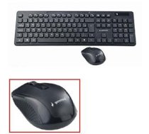 Tastatūra ar peli bezvada KBS-WCH-03 US melna Gembird