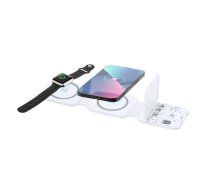 Magnetic wireless charger 15W, charging and synchronization cable, 3 adapters included, phone stand