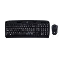 Logitech Wireless Combo MK330 tastatūra Pele iekļauta Birojs USB QWERTY US International Melns