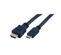 MCL 2m HDMI HDMI kabelis HDMI Type A (Standard) HDMI Type C (Mini) Melns