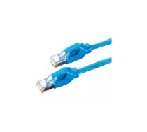 Draka Comteq HP-FTP Patch cable Cat6, Blue, 0.5m tīkla kabelis Zils 0,5 m F/UTP (FTP)