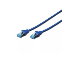 Tīkla kabelis Digitus CAT 5e SF/UTP patch cord RJ45 Cat5e 1m zils