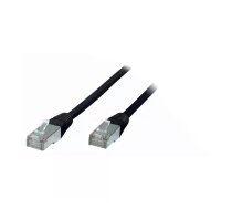 S/CONN RJ45-RJ45, m-m, 0.5m tīkla kabelis Melns 0,5 m Cat5e F/UTP (FTP)