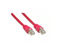Tīkla kabelis Alcasa Cat. 6 S/FTP RJ-45 Cat6 0.25m Sarkans