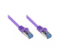 Alcasa Cat6a 0.5m tīkla kabelis Violets 0,5 m S/FTP (S-STP)