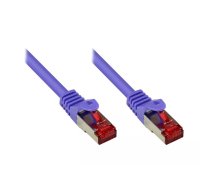 Tīkla kabelis Alcasa RJ45-RJ45 m-m Cat6 2m Violets