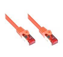 Tīkla kabelis Alcasa 0.25m Cat6 S/FTP oranžs
