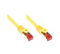 Tīkla kabelis Alcasa RJ45-RJ45 1.5m Cat6 Dzeltenais S/FTP