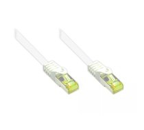 Alcasa S/FTP Cat.7 0.5m tīkla kabelis Balts 0,5 m Cat7 S/FTP (S-STP)
