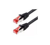 Helos Cat 6 S/FTP 0.5 m tīkla kabelis Melns 0,5 m Cat6 S/FTP (S-STP)