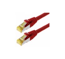 Helos Cat 6a S/FTP 0.25 m tīkla kabelis Sarkans 0,25 m Cat6a S/FTP (S-STP)