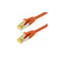 Helos Cat 6a S/FTP 0.25 m tīkla kabelis Oranžs 0,25 m Cat6a S/FTP (S-STP)