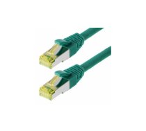 Helos Cat 6a S/FTP 0.5 m tīkla kabelis Zaļš 0,5 m Cat6a S/FTP (S-STP)