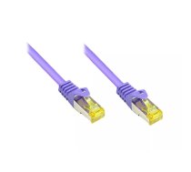 Alcasa 0.25m Cat7 RJ-45 tīkla kabelis Violets 0,25 m S/FTP (S-STP)