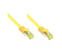 Alcasa 0.15m Cat7 RJ-45 tīkla kabelis Dzeltens 0,15 m S/FTP (S-STP)