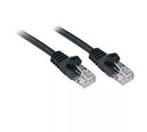 Tīkla kabelis Lindy Rj45/Rj45 Cat6 1m RJ-45 U/UTP Melns