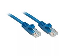 Lindy Rj45/Rj45 Cat6 2m tīkla kabelis Zils U/UTP (UTP)