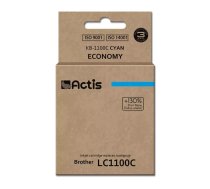 Tintes kasetne ACTIS KB-1100C saderīga ar Brother, cian (cyan), 19 ml, standarta izturība