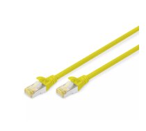 Pārejas kabelis Digitus CAT 6A S/FTP DK-1644-A-0025/Y 0.25m Dzeltena