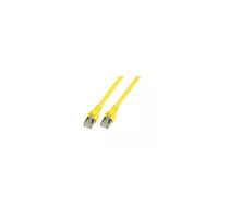 EFB Elektronik RJ45 S/FTP Cat5e tīkla kabelis Dzeltens 5 m SF/UTP (S-FTP)