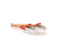 ACT FB7100 tīkla kabelis Oranžs 0,5 m Cat6a S/FTP (S-STP)