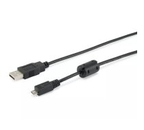 USB 2.0 Type A uz Micro-B kabelis Equip 128551 1.8m melns