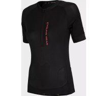 4f Sieviešu T-krekls H4L22-RKD001 Deep black r. S