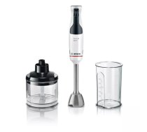 Rokas blenderis Bosch Serie 4 MSM4W220 — 600 W, bļoda 0,6 l, nerūsējošā tērauda kāja, balts