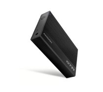 AXAGON EE35-GTR, USB-C 5Gbps - SATA 6G 3,5'' RIBBED kaste, melna