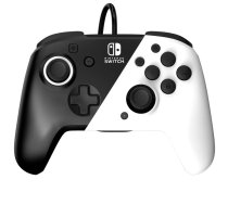 Spēļu kontrolieris PDP Faceoff Deluxe+ Audio Wired Controller Melns un balts
