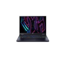 Acer Predator PH16-71-92YG Intel® Core™ i9 i9-13900HX Portatīvais dators 40,6 cm (16") WQXGA 32 GB DDR5-SDRAM 2 TB SSD NVIDIA GeForce RTX 4080 Wi-Fi 6 (802.11ax) Windows 11 Home Melns