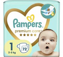 Autiņbiksītes Pampers Premium Care 1. izmērs (2–5 kg), 72 gab.