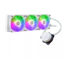 Ūdens dzesēšanas komplekts Cooler Master MasterLiquid 360L Core ARGB White 12 cm ventilatori