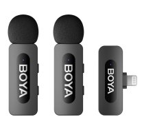 Bezvadu mikrofons Boya BY-V2 Lightning — kompakts dizains, augsta saderība