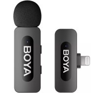 Bezvadu mikrofons Boya BY-V1 Lightning V2.0 — kompakts dizains, Lightning savienotājs, plaša saderība
