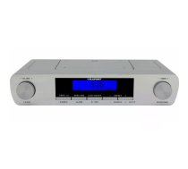Virtuves radio BLAUPUNKT KR14BT ar Bluetooth, FM, LED displeju, 2×0,8 W, tīkls/akumulatori, pelēks