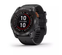 Viedpulkstenis GARMIN fД“nix 7X Pro вЂ” 1.4" MIP skДЃrienekrДЃns, 280Г—280, 32 GB, GPS, WiвЂ‘Fi, Bluetooth, 51 mm korpuss, melns silikons
