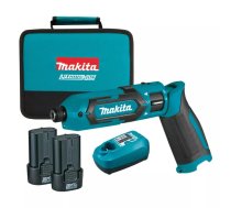 Makita TD022DSE elektriskās uzgriežņu atslēga 1/4" 2450 RPM 25 collas mārciņa Melns, Zils 7,2 V