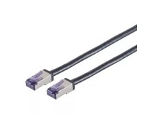 Lanview LVN-CAT6A-FLEX-25CM tīkla kabelis Melns 0,25 m S/FTP (S-STP)