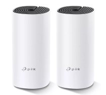 TP-Link Deco M4(2-pack) Divkāršā frekvenču josla (2.4 GHz / 5 GHz) Wi-Fi 5 (802.11ac) Balts Iekšējs