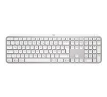 Klaviatūra Logitech MX Keys S Universal RF Wireless + Bluetooth QWERTZ Vācu Alumīnijs Balts