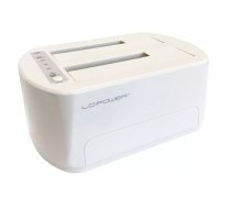 LC-Power LC-DOCK-U3-VI HDD/SSD dokstacija USB 3.2 Gen 1 (3.1 Gen 1) Type micro-B Balts