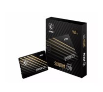 2.5" SATA III SSD MSI SPATIUM S270 240GB — 3D NAND, 6 Gbit/s, 400 MB/s