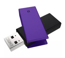 USB zibatmiņa Emtec 8GB USB Type-A C350 Brick 2.0 Melna Violeta