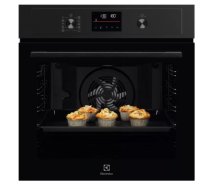 Iebūvējamā elektriskā krāsns Electrolux EOD4P57H — 72 L, pirolītiskā tīrīšana, tvaika un konvekcijas funkcija, grils 2300 W, melna